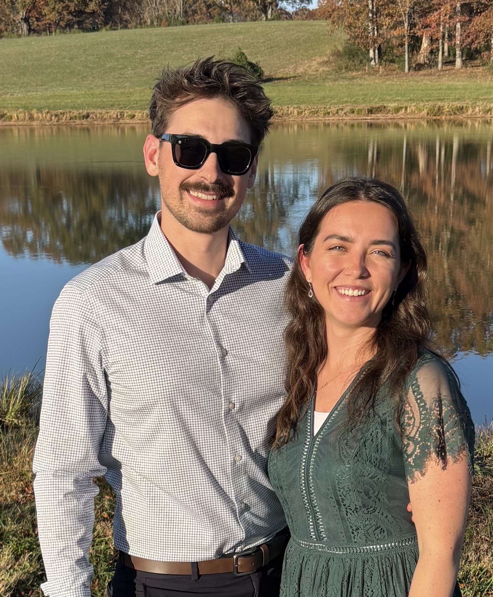 Nicholas Dunn and his wife at home in East Tennessee